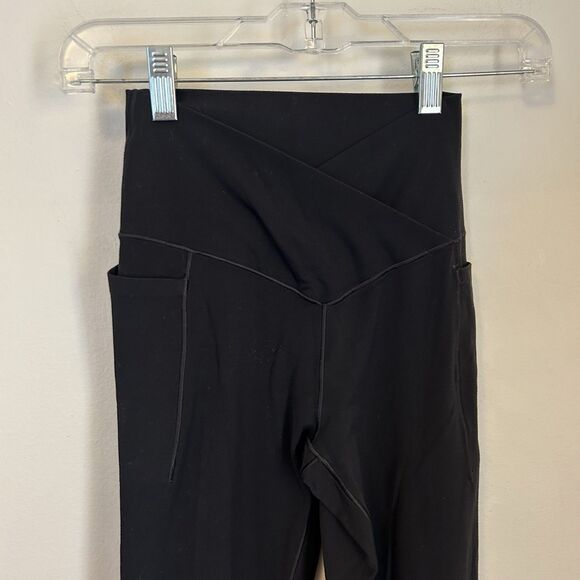 OFFLINE By Aerie Real Me High Waisted Crossover‎ 7/8 Legging S Black - Picture 2 of 7
